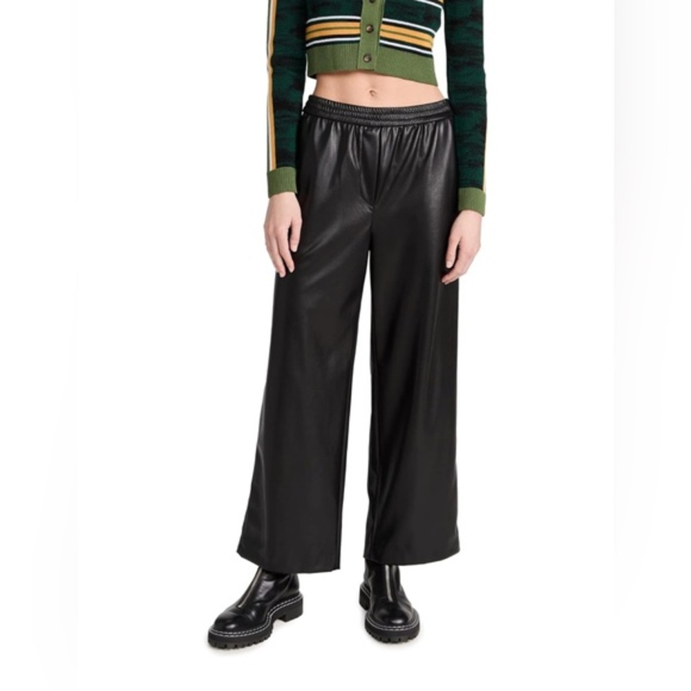 NWT Velvet Graham and Spencer Vegan Leather Pants Straight Leg SIZE S